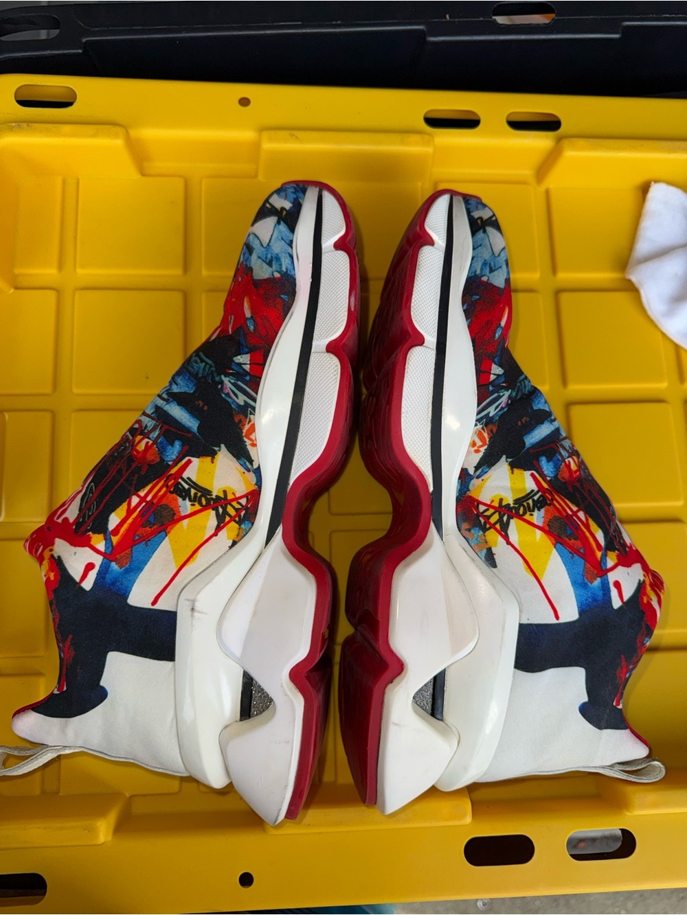 Authentic Christian Louboutin Space Run 30 Sneakers Shoes size 11 - Picture 14 of 17